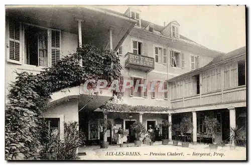 Aix les Bains Cartes postales Pension Chabert