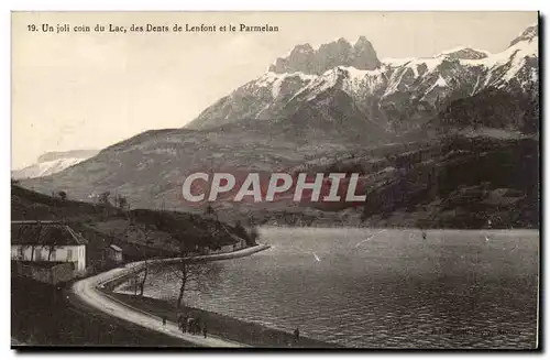 Ansichtskarte AK Un joli coin du lac des dents de Lenfont et le Parmelan