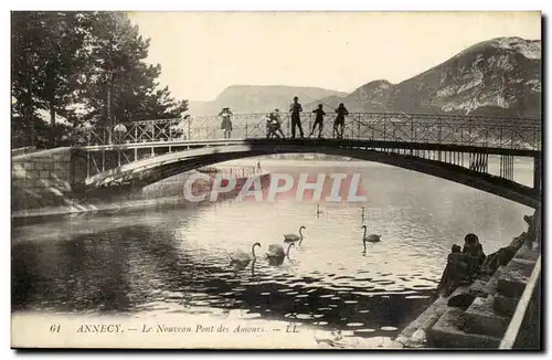 Annecy Cartes postales Le nouveau pont des amants