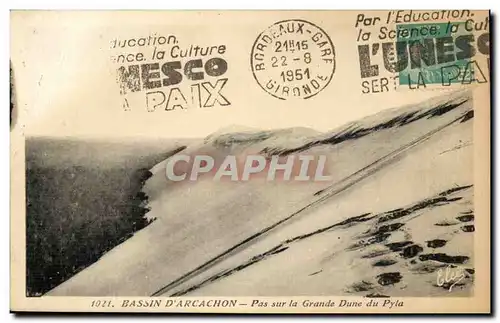 Bassin d'Arcachon Cartes postales Pas sur la grande dune du Pyla