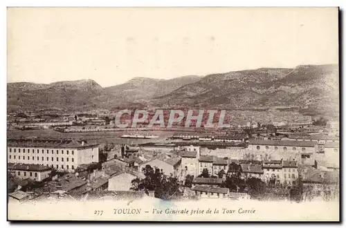 Toulon Cartes postales Vue generale prise de la tour carree