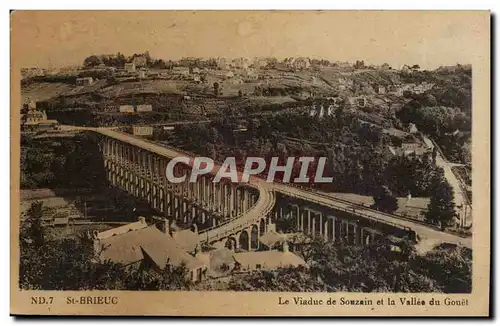 St Brieuc - Le Viaduc de Souzain et la Vallee du Gouet - Ansichtskarte AK