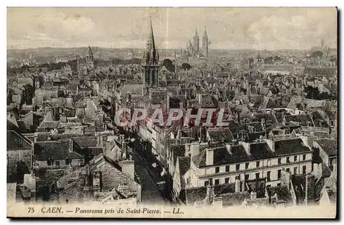 Caen Ansichtskarte AK Panorama pris de Saint Pierre