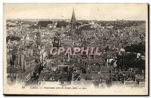 Caen Ansichtskarte AK Panorama pris de Saint Jean