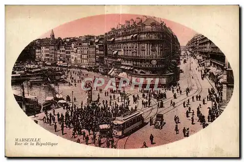 Marseille Cartes postales Rue de la republique