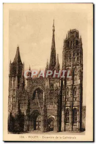 Rouen - Ensemble de la Cathedrale - Cartes postales