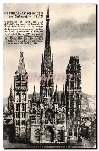 Rouen - La Cathedrale - Cartes postales