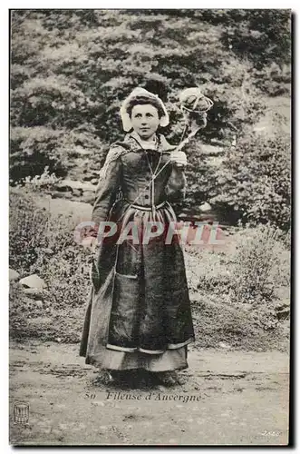 Fileuse d'Auvergne - Cartes postales