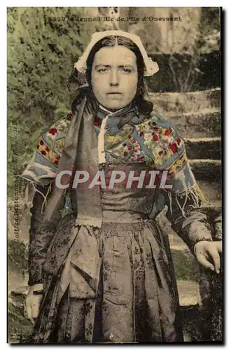 Jeune Fille de l&#39Ile d&#39Ouessant - Cartes postales