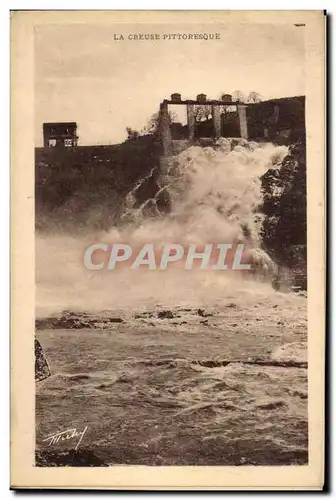 Eguzon - La Creuse Pittoresque - Le Barrage Ansichtskarte AK