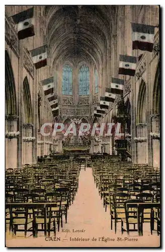 Caen - Interieur de L&#39Eglise St Pierre Cartes postales