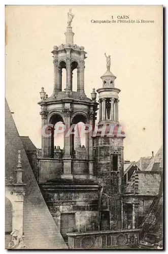 Caen - Campanille l&#39Hotel de la Bourse Ansichtskarte AK