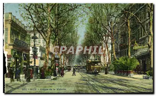 Nice Cartes postales Avenue de la Victoire (tramway)