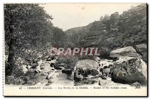 Crozant Cartes postales Les bords de la Sedelle