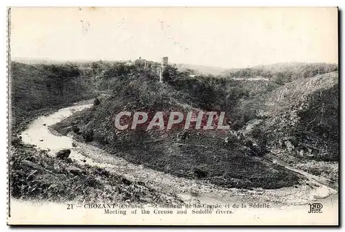 Crozant Cartes postales Confluent de la Creuse et d ela Sedelle