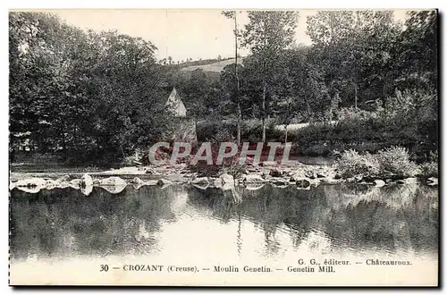 Crozant Ansichtskarte AK Moulin Genetin