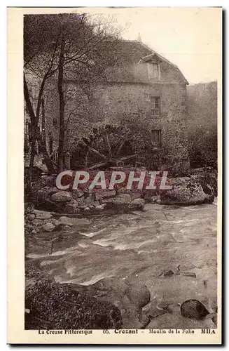 Crozant Cartes postales Moulin de la folie