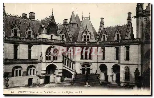 Oise - Pierrefonds - le Chateau - Le Beffroir - Cartes postales