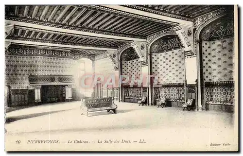 Oise - Pierrefonds - Le Chateau - La Salle des Ducs - Cartes postales