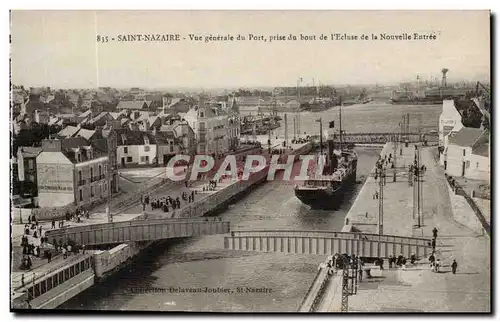 Saint Nazaire - Vue Generale de la Port prise du bout de l&#39Ecluse de la Nouvelle Entree - Ansichtskarte AK