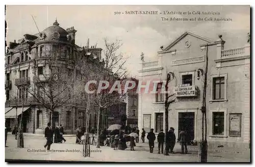 Saint Nazaire - Saint Nazer - L&#39athenee et le Cafe Americain - Atheneum - Cartes postales