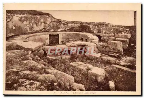 Nimes Cartes postales Castellum Divisorium