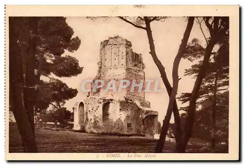 Nimes Cartes postales La tour Magne