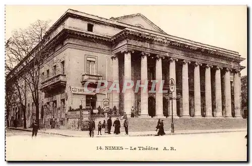 Nimes Cartes postales Le theatre