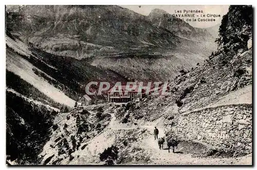 Gavarnie Cartes postales le cirque et hotel de la cascade