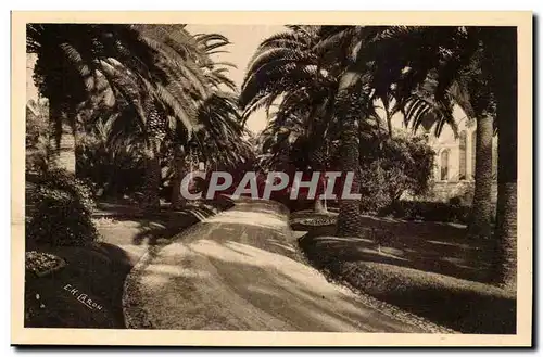 Cannes Cartes postales Hotel CAlifornie Les jardins