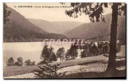 Gerardmer Cartes postales Le lac de Longemer avec le Hohneck