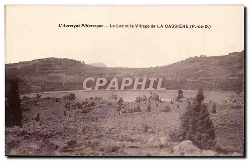 Auvergne Ansichtskarte AK Le alc et le village de la Cassiere