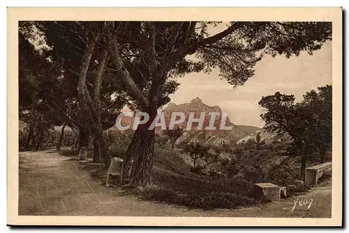 Provence Cartes postales Les Alpilles vues de la Route de St Remy aux Baux