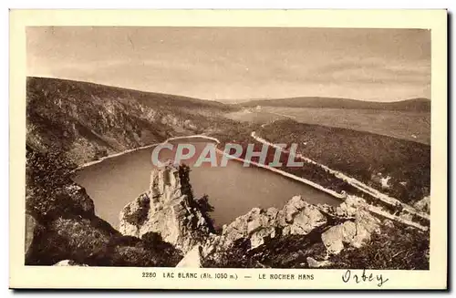 Lac Blanc Cartes postales Le rocher Hans