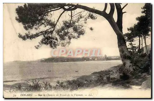 Dinard Ansichtskarte AK Sur el chemin de ronde de la Vicomte