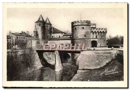 Metz Cartes postales Porte des Allemands et la Seille