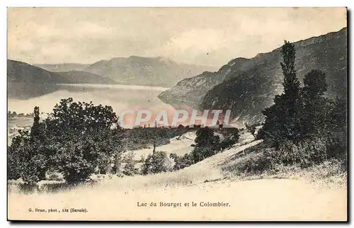 Cartes postales Lac du Bourget et le Colombier