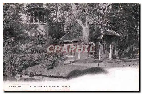 Versailles Cartes postales La laiterie Marie Antoinette (dos publicite Lait d&#39Appenzell pharmacien purgation