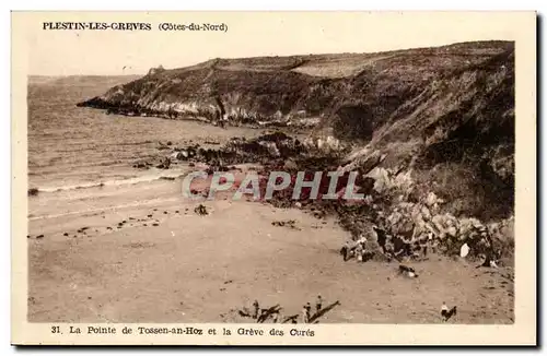 Plestin les Greves Cartes postales La pointe de Tossen an Hoz et la greve des Cures