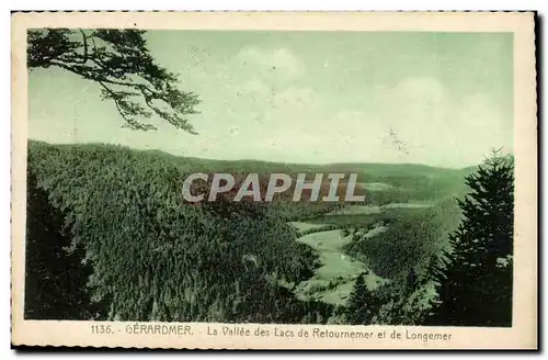 Gerardmer Ansichtskarte AK La vallee des lacs de Retournemer et de Longnemer