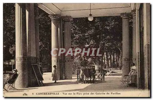 Contrexeville Cartes postales Vue sur le parc prise des galeries du pavillon