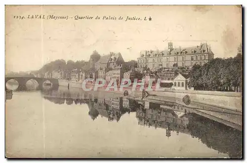 Laval Cartes postales Quartier du palais de justice