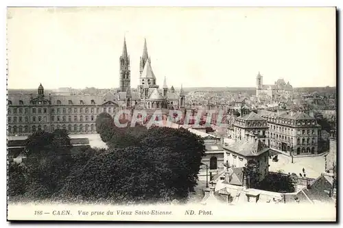 Caen Cartes postales Vue prise du vieux St Etienne