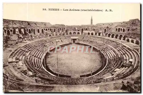 Nimes Cartes postales Les arenes