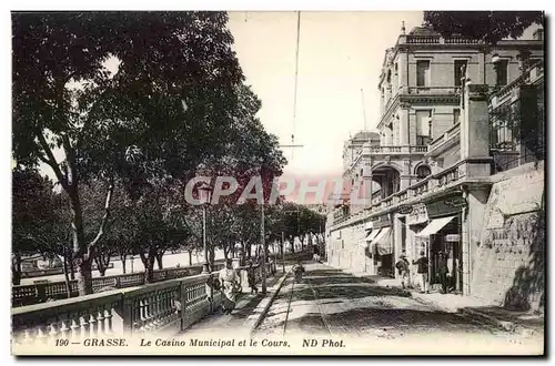 Grasse Ansichtskarte AK Le casino municipal et le cours