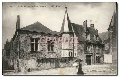 Le Mans Cartes postales Maison Scarron