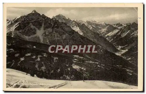 Autriche Osterreich Austria Ansichtskarte AK Blick auf die Stubaier Gletscher