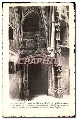 Le Vieux Lyon Cartes postales Maison situee au 11 rue Saint Jean quid ependait de l&#39hotel du gouverneur