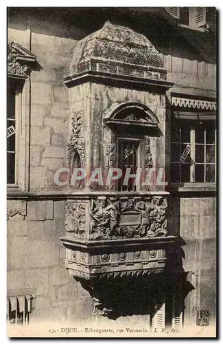 Dijon Ansichtskarte AK Echauguette rue Vannerie