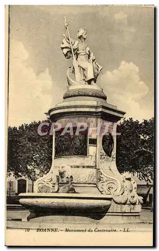 Roanne Cartes postales Monument du centenaire